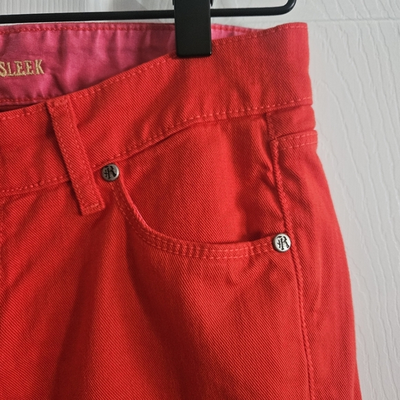 NWOT Vintage Y2K Rich & Skinny Sleek Red Jeans - Picture 4 of 8